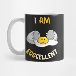 i am eggcellent Mug